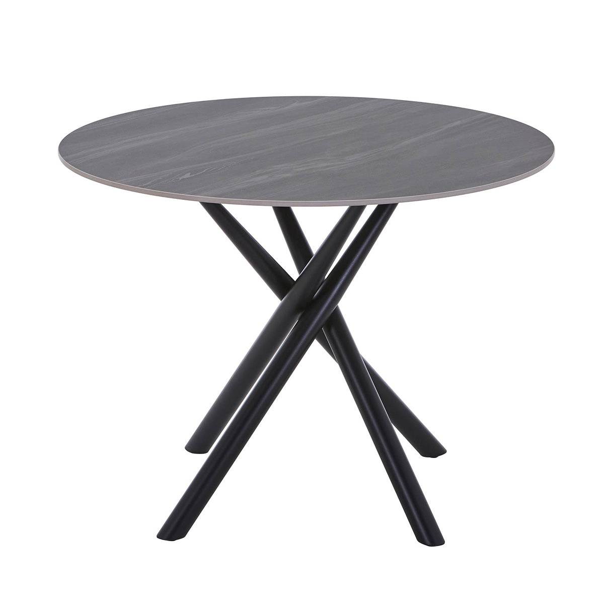 Ceramic Dining Table for 4 People Round - Avesta
