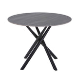 Ceramic Dining Table for 4 People Round - Avesta
