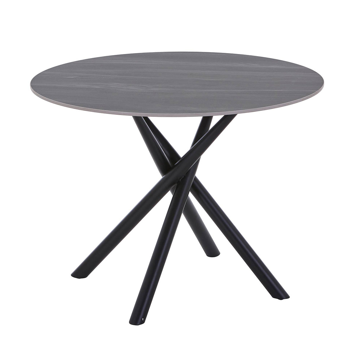 Ceramic Dining Table for 4 People Round - Avesta