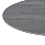 Ceramic Dining Table for 4 People Round - Avesta