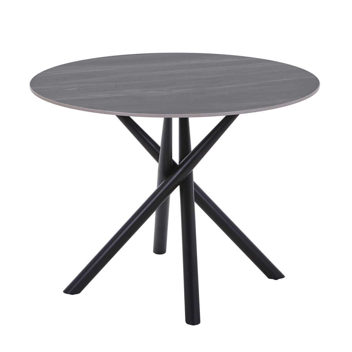 Ceramic Dining Table for 4 People Round - Avesta