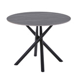 Ceramic Dining Table for 4 People Round - Avesta