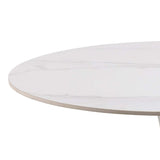 Ceramic Dining Table for 4 People Round - Malta