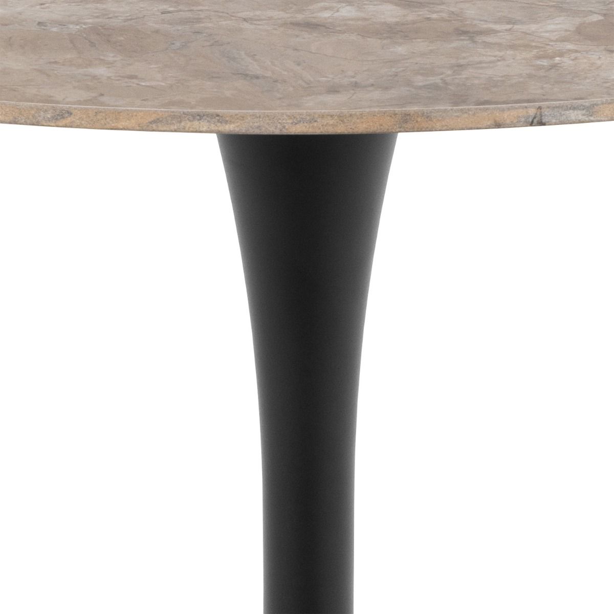 Ceramic Dining Table for 4 People Round - Malta