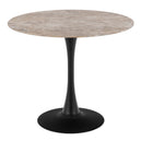 Ceramic Dining Table for 4 People Round - Malta