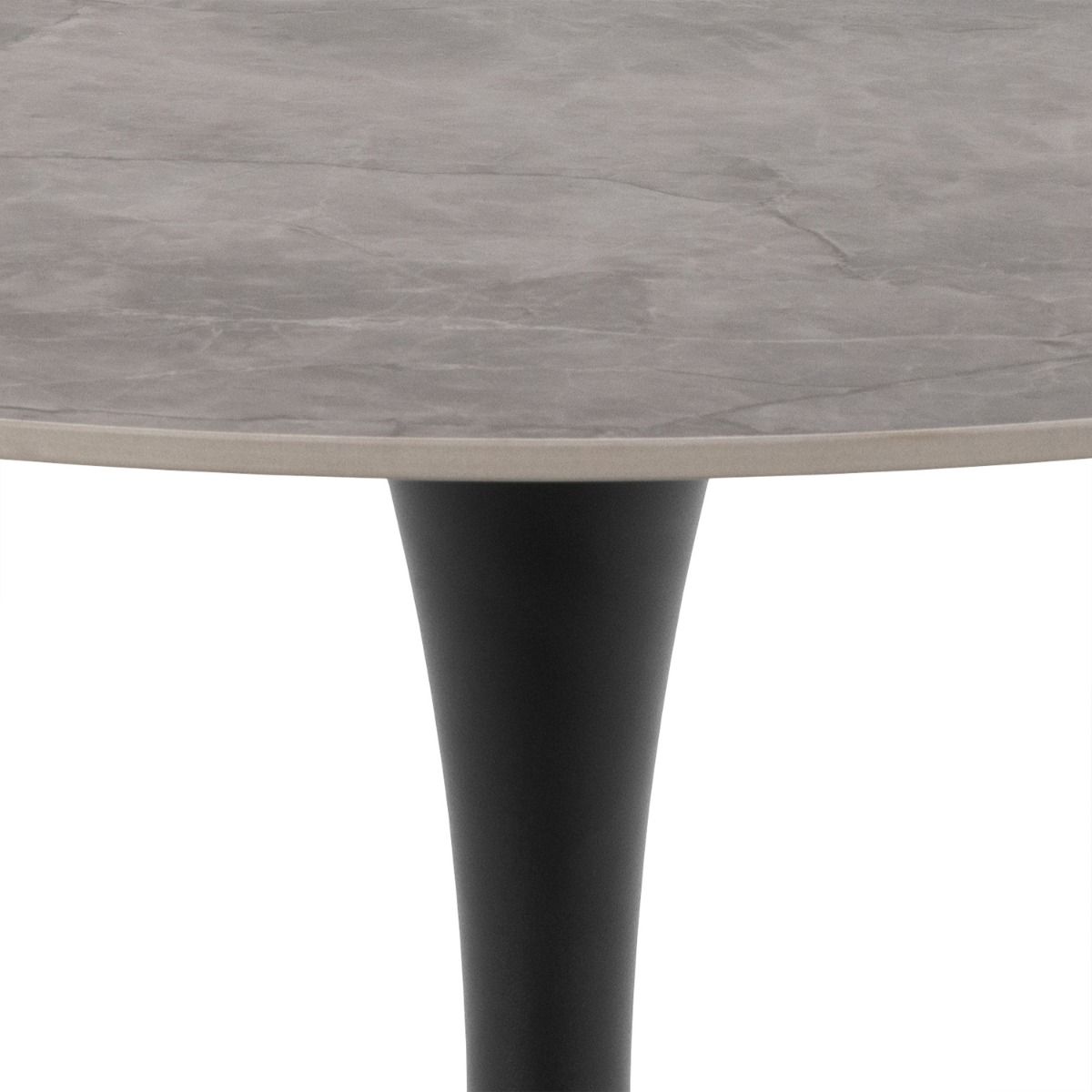 Ceramic Dining Table for 4 People Round - Malta