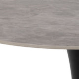Ceramic Dining Table for 4 People Round - Malta