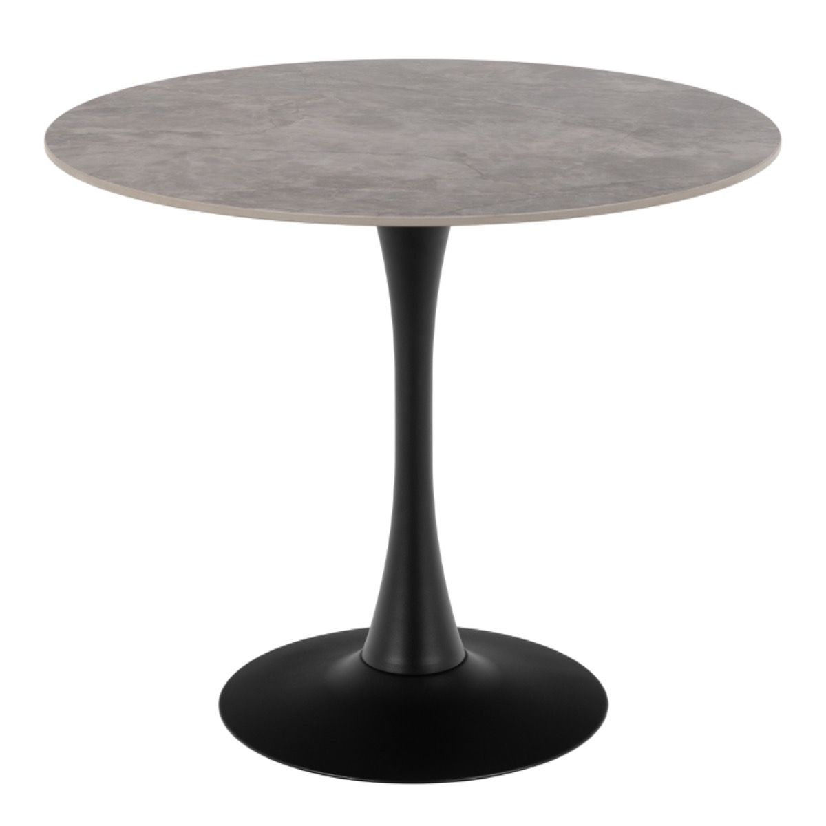 Ceramic Dining Table for 4 People Round - Malta
