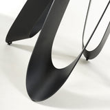 Ceramic Dining Table for 4 People Round - Osaka