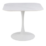 Ceramic Dining Table for 4 People Square - Malta