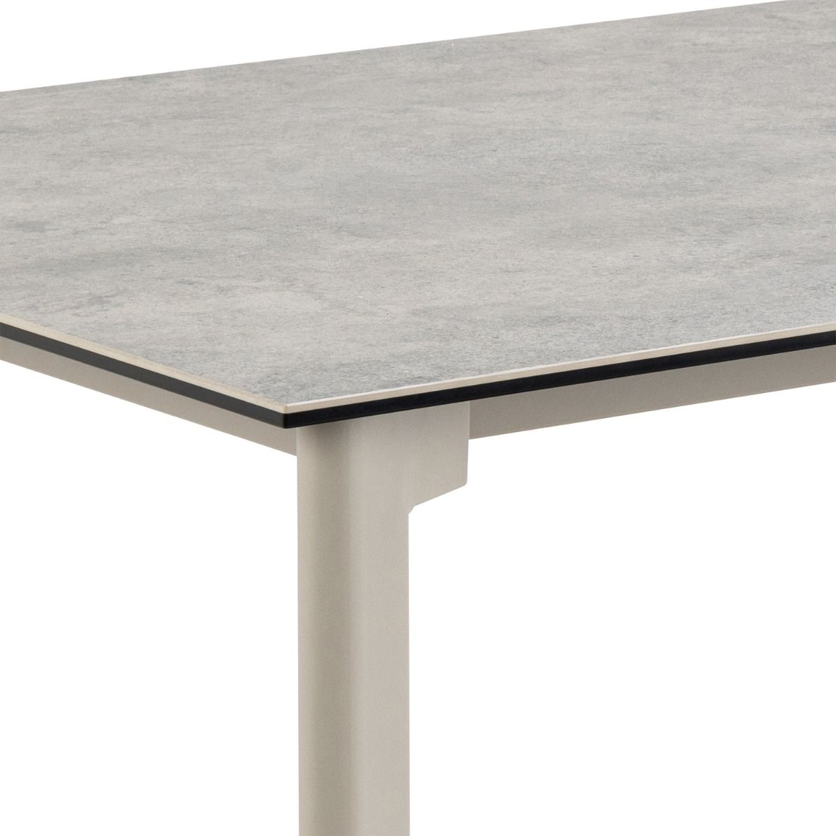 Ceramic Dining Table for 4 to 6 People Rectangular - Palermo