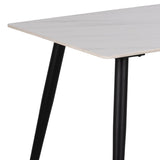 Ceramic Dining Table for 4 to 6 People Rectangular - Wicklow