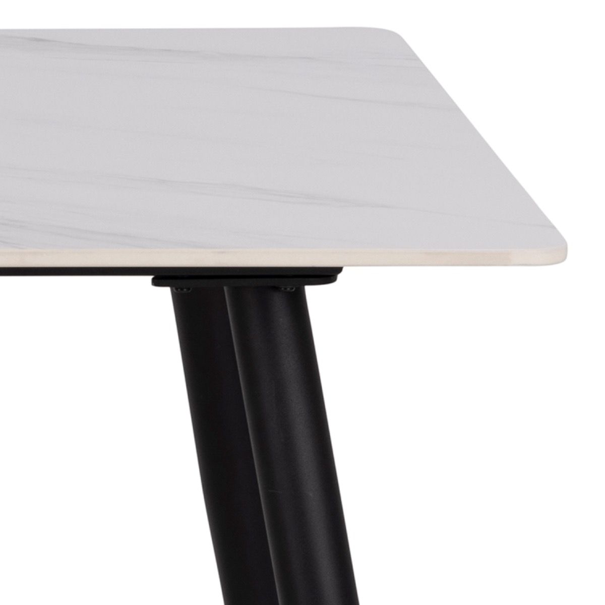 Ceramic Dining Table for 4 to 6 People Rectangular - Wicklow