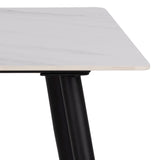Ceramic Dining Table for 4 to 6 People Rectangular - Wicklow