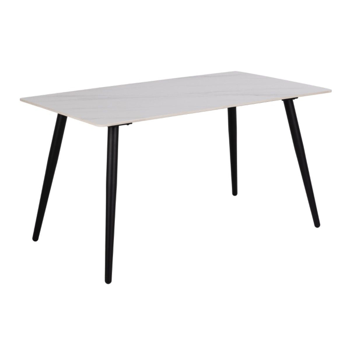 Ceramic Dining Table for 4 to 6 People Rectangular - Wicklow