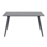Ceramic Dining Table for 4 to 6 People Rectangular - Wicklow
