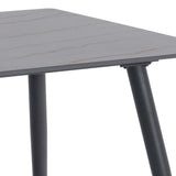 Ceramic Dining Table for 4 to 6 People Rectangular - Wicklow
