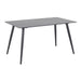 Ceramic Dining Table for 4 to 6 People Rectangular - Wicklow