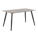 Ceramic Dining Table for 4 to 6 People Rectangular - Wicklow
