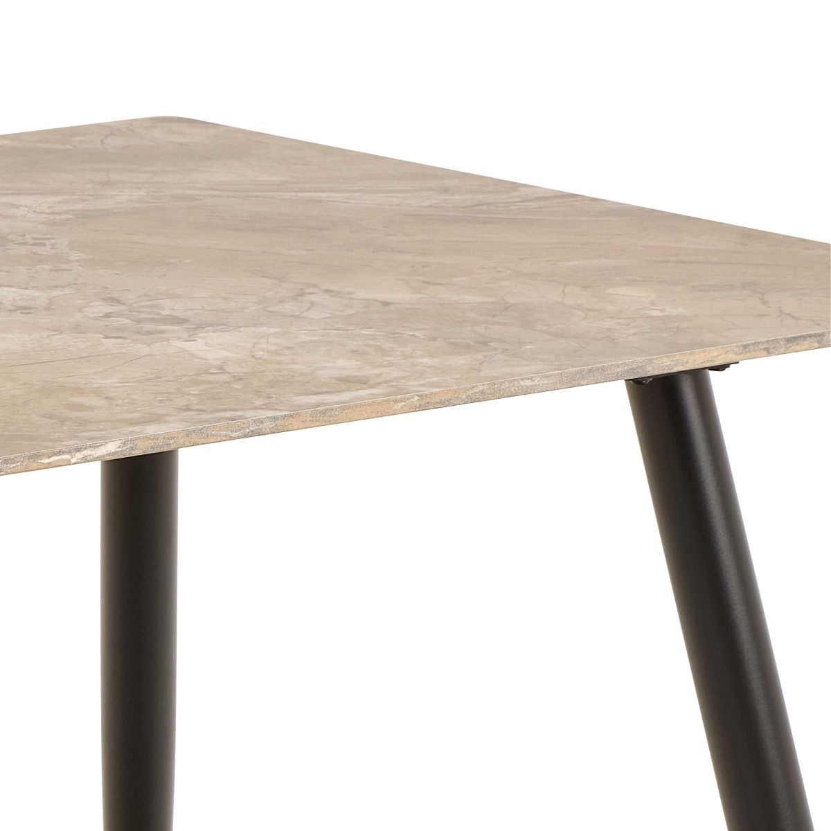 Ceramic Dining Table for 4 to 6 People Rectangular - Wicklow