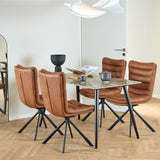 Ceramic Dining Table for 4 to 6 People Rectangular - Wicklow