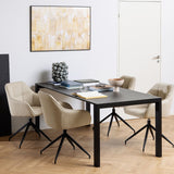Ceramic Dining Table for 6 to 8 People Rectangular - Brentford