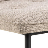 Ceramic Dining Table in Grey With 4 Brooke Dining Chairs - Wicklow