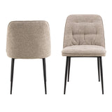 Ceramic Dining Table in Grey With 4 Brooke Dining Chairs - Wicklow