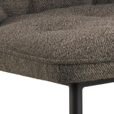 Ceramic Dining Table in Grey With 4 Brooke Dining Chairs - Wicklow