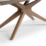 Ceramic Dining Table in Curved Shape for 8 to 10 People - Serene