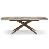 Ceramic Dining Table in Curved Shape for 8 to 10 People - Serene