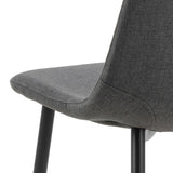 Ceramic Dining Table Round With 4 Celia Light Grey Chairs - Malta