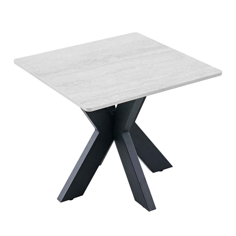 Ceramic End Table 50cm Wide Square - Amalfi