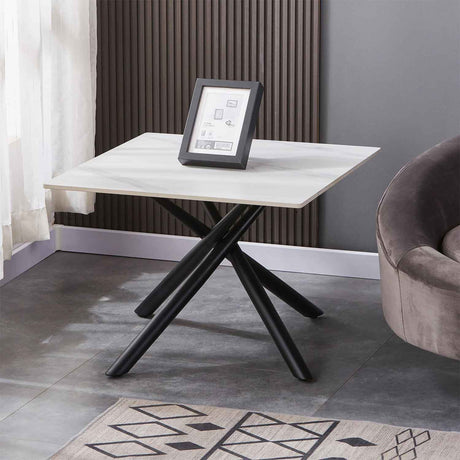Ceramic End Table 60cm Wide Square - Avesta
