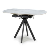 Ceramic Extending Dining Table 120cm Wide for 4 to 6 People - Rotana