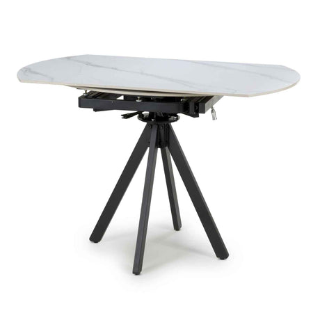 Ceramic Extending Dining Table 120cm Wide for 4 to 6 People - Rotana