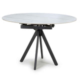 Ceramic Extending Dining Table 120cm Wide for 4 to 6 People - Rotana