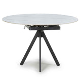 Ceramic Extending Dining Table 120cm Wide for 4 to 6 People - Rotana
