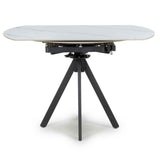 Ceramic Extending Dining Table 120cm Wide for 4 to 6 People - Rotana