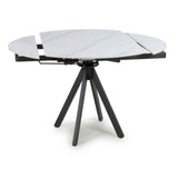 Ceramic Extending Dining Table 120cm Wide for 4 to 6 People - Rotana