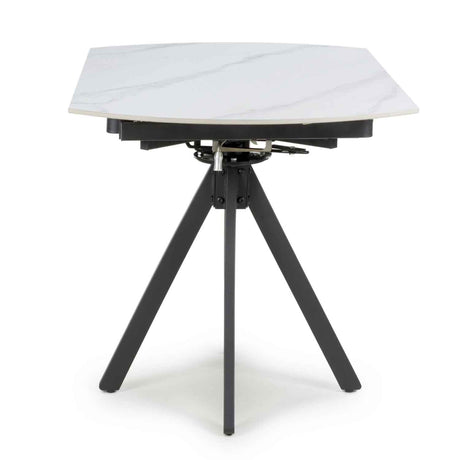 Ceramic Extending Dining Table 120cm Wide for 4 to 6 People - Rotana