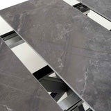 Ceramic Extending Dining Table 180cm Wide for 6 to 8 People - Rotana