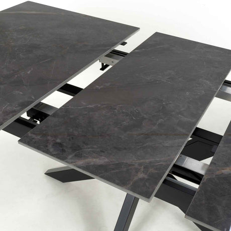 Ceramic Extending Dining Table 180cm Wide for 6 to 8 People - Rotana