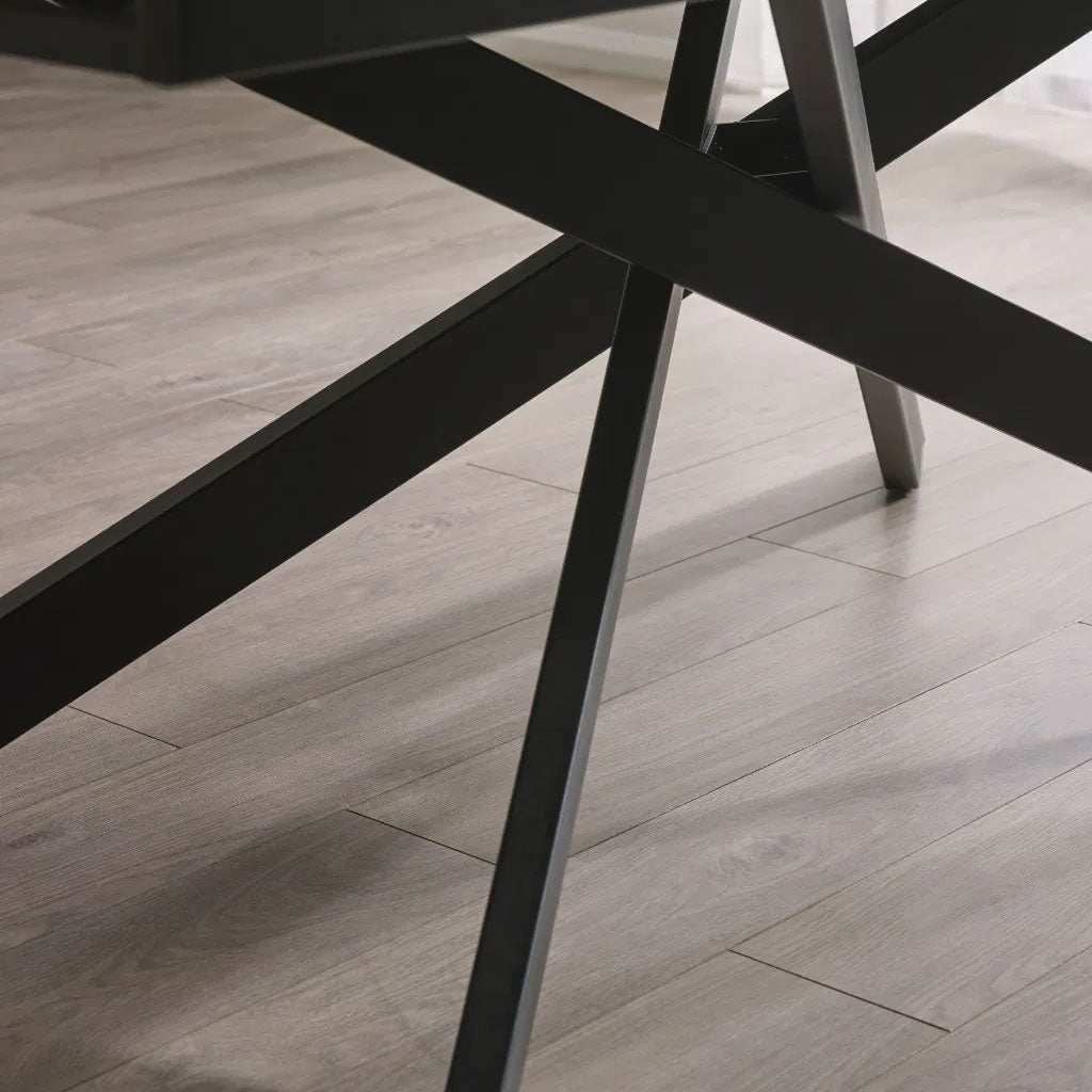 Ceramic Extending Dining Table for 4 to 6 People - Osaka