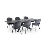Ceramic Extending Dining Table for 4 to 6 People - Osaka
