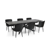 Ceramic Extending Dining Table for 4 to 6 People - Osaka