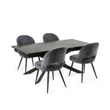 Ceramic Extending Dining Table for 4 to 6 People - Osaka