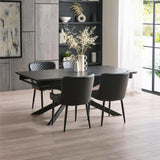 Ceramic Extending Dining Table for 4 to 6 People - Osaka