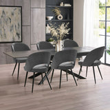 Ceramic Extending Dining Table for 4 to 6 People - Osaka