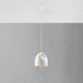 Ceramic Pendant Light With Bukano Lamp - Cafe Au Lait